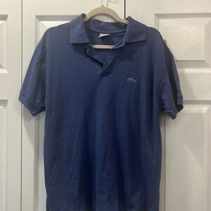 2 Men’s size Large Lacoste short sleeve polo and vineyard vines polo